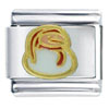Carrot Nosed Snowman Italian Charm