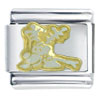 White Reindeer Italian Charm