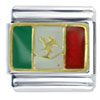 Flag Of Mexico Italian Charm