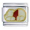 Sleeping Polar  Bear  Italian Charm