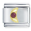 Rhinestone Moon Italian Charm