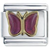  Red   Butterfly  Italian Charm