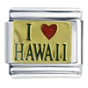 I Heart Hawaii Italian Charm