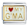  Italian Charms - I Heart My G'ma Italian Charm