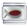 Red Fish Symbolic Italian Charm