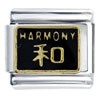 Chinese Harmony Black Italian Charm