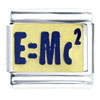 Einstein Math Equation Italian Charm