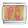 Pink Ballet Shoes Italian Charm