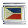 Flag Of The Philippines Italian Charm