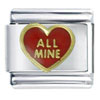 All Mine Heart Italian Charm