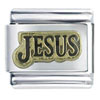 Jesus On  Gold   Italian   Charm 
