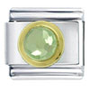 August Birthstone Italian Charm