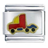 Red Truck Cab Italian Charm