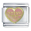 Dream Girl Heart Italian Charm