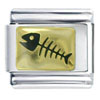 Fish Bone Italian Charm