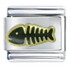  Fish  Skeleton  Italian   Charm 