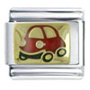 Red Car Italian Charm