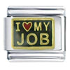 I Heart My Job Italian Charm