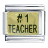 Number  One  Teacher Italian Charm
