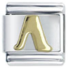 Golden  Greek  Lambda Italian Charm