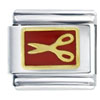 Red Scissors Italian Charm
