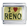 I Heart Reno Italian Charm