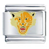 Angry Tiger Face Italian Charm