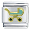 Blue Baby Buggy Italian Charm