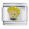 Blonde Boy Italian Charm