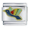 Colorful Hummingbird Italian Charm