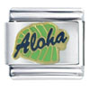Aloha Leaf Italian Charm