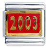 Red 2003 Italian Charm