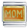 Orange  Mom  Italian Charm