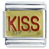 Red Letter Kiss Italian Charm