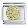 Gold Seal Of The United States Italian Charm