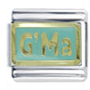 Grandma Aqua Italian Charm