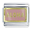 Hawaii Aloha Pink Italian Charm