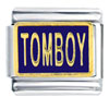  Gold  Plated Tomboy  Italian  Charm