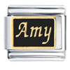 Amy Name Italian Charm