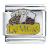 Las Vegas Yellow Italian Charm