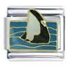 Killer Whale And Sea Italian Charm