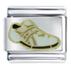 Tennis Shoe Gray Italian Charm
