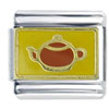 Teapot Orange  Italian  Charm