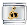 Music Treble Clef Italian Charm