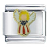 Patriotic Angel Italian Charm