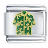Hawaiian Shirt Green Italian Charm