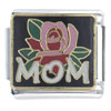 Mom &amp; Flower Italian Charm