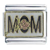 Mom With Flower Italian Charm
