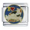 I Heart Calico Cat Italian Charm
