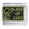Class Of 2005 Black Italian Charm